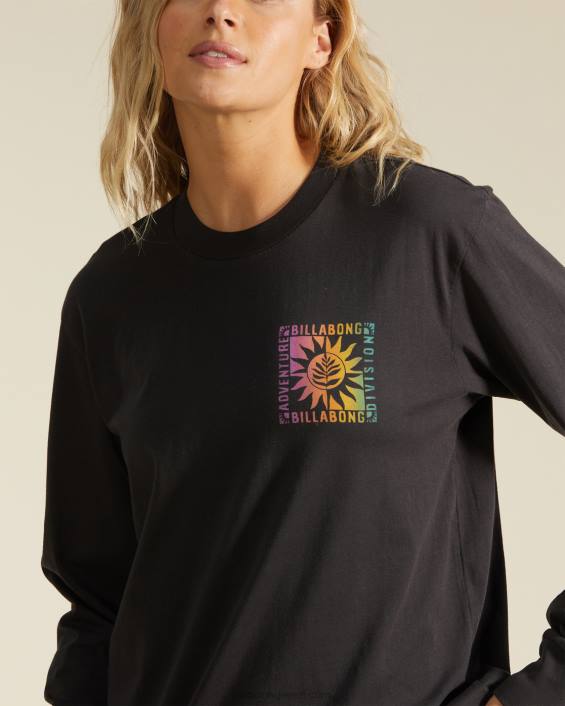 a/div pikkade varrukatega T-särk naised maha must D28T2208 Billabong