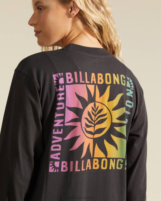 a/div pikkade varrukatega T-särk naised maha must D28T2208 Billabong