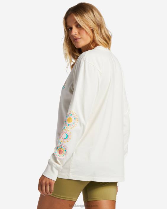 a/div pikkade varrukatega T-särk naised soola kristall D28T1788 Billabong