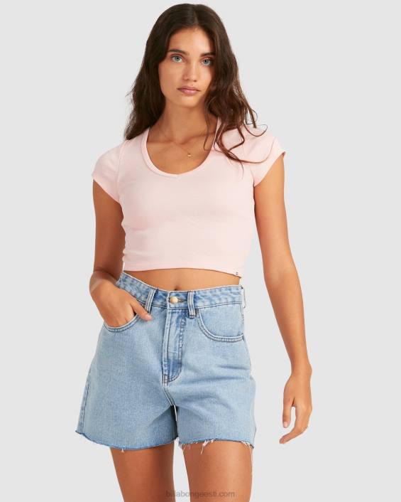 beebi vee t-särk naised kahvaturoosa D28T2369 Billabong