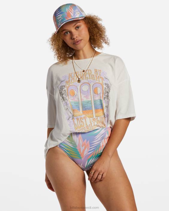 kuuvalguse suudlus t-särk naised soola kristall D28T2080 Billabong