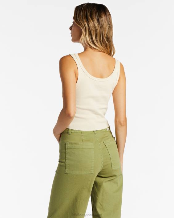 las armastus kasvab t-särgil naised antiikne valge D28T2056 Billabong