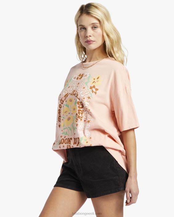 otsi üles ülisuur t-särk naised pehme n virsikuline D28T1860 Billabong