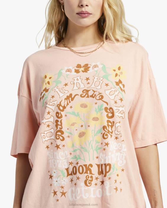 otsi üles ülisuur t-särk naised pehme n virsikuline D28T1860 Billabong