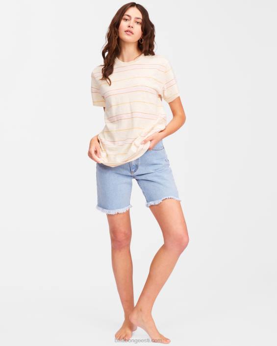 reisi triibuline t-särk naised antiikne valge D28T2357 Billabong