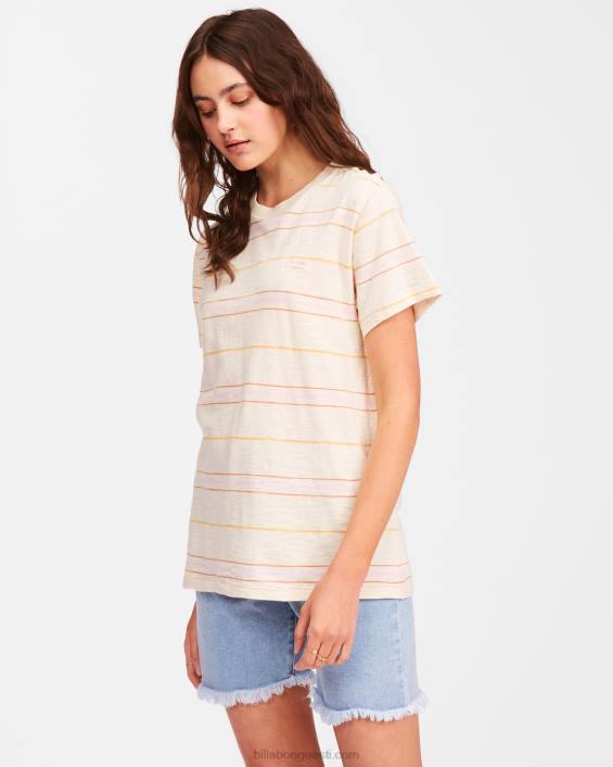 reisi triibuline t-särk naised antiikne valge D28T2357 Billabong