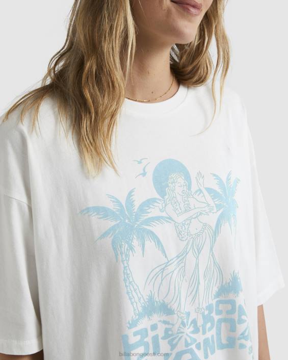 tiki ülisuur t-särk naised valge D28T1819 Billabong