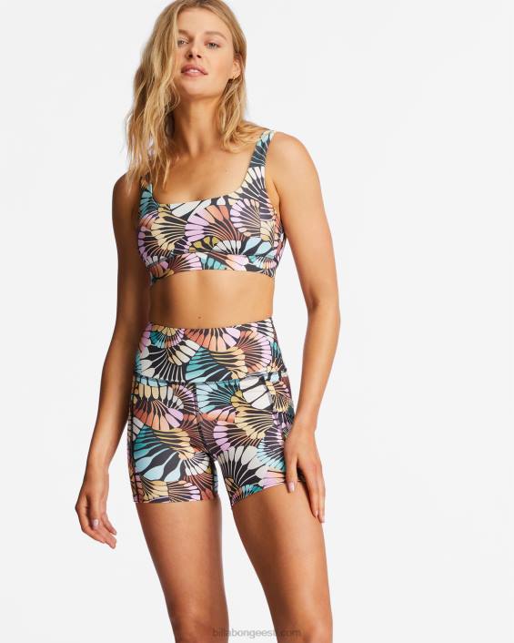 a/div summit rinnahoidja topp naised must multi D28T1710 Billabong