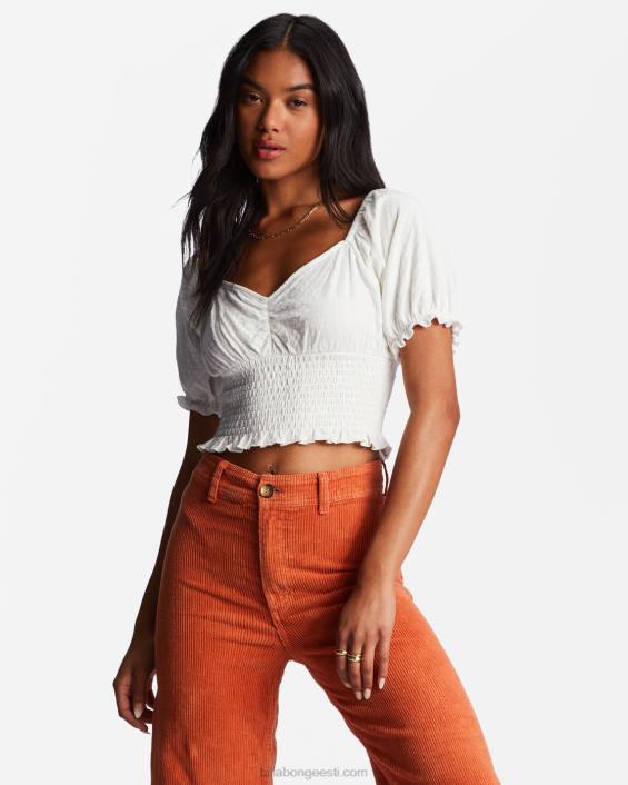 armastuslaulu puhvis varrukatopp naised soola kristall D28T1941 Billabong