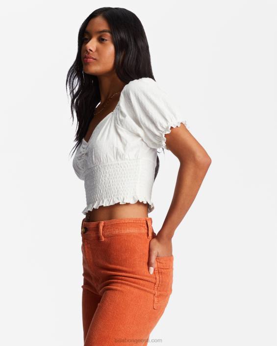 armastuslaulu puhvis varrukatopp naised soola kristall D28T1941 Billabong