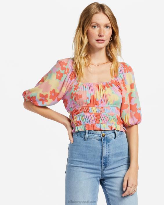 jätka unistamist crop top naised virsikupirukas D28T1861 Billabong