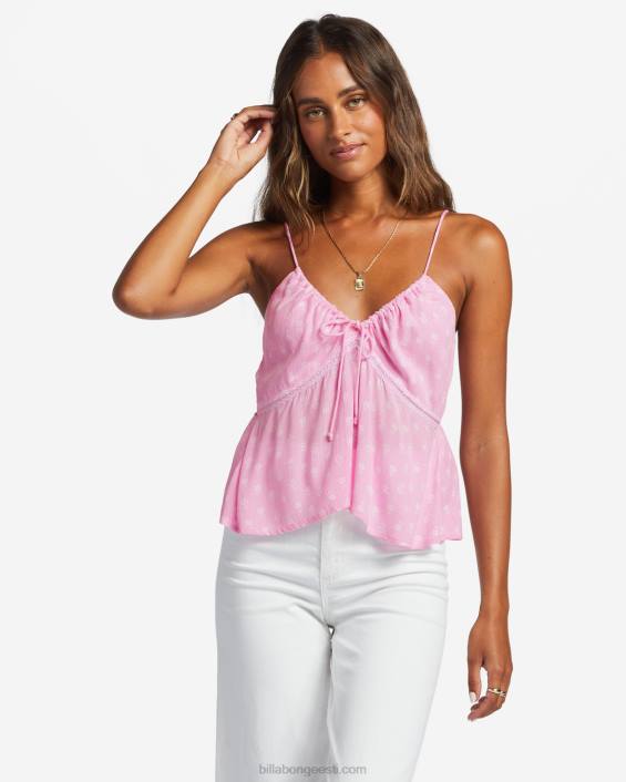 just sinu jaoks cami top naised roosad rajad D28T1891 Billabong