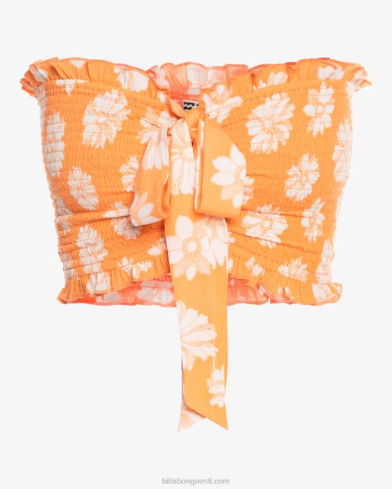 nii ekstra crop top naised apelsinikoor D28T1920 Billabong