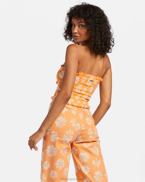 nii ekstra crop top naised apelsinikoor D28T1920 Billabong