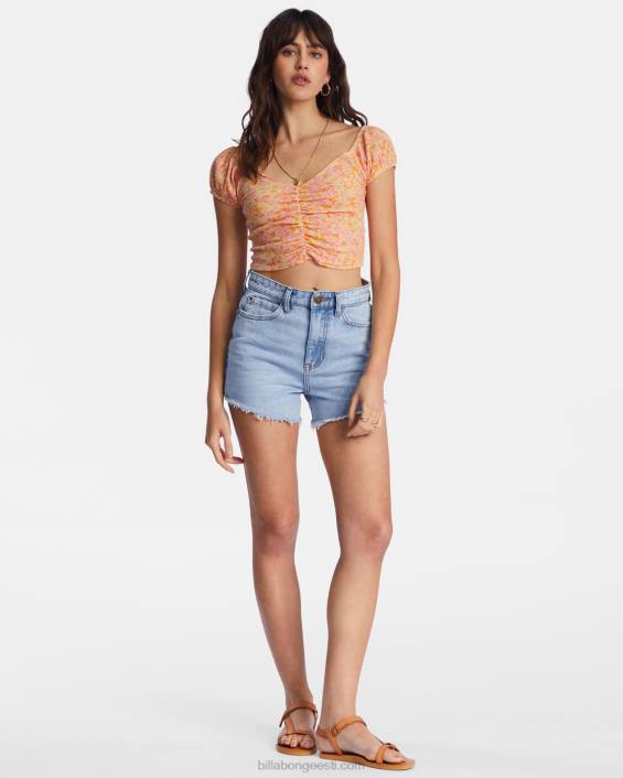 päris magus crop top naised virsiku punts D28T2168 Billabong