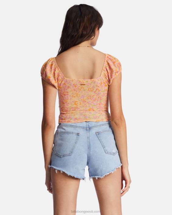 päris magus crop top naised virsiku punts D28T2168 Billabong