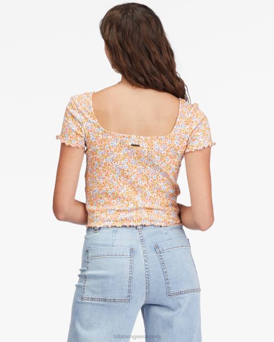 ruuduline kootud topp naised mitu D28T2276 Billabong