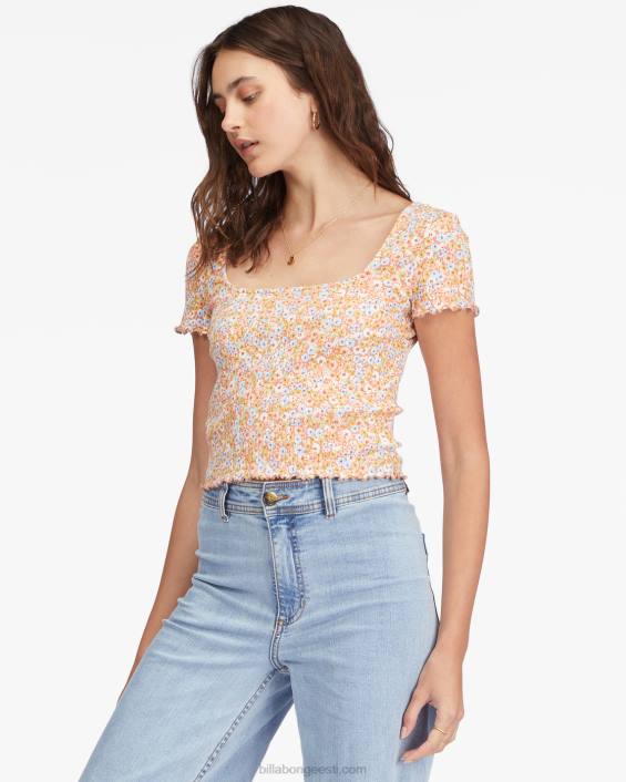 ruuduline kootud topp naised mitu D28T2276 Billabong