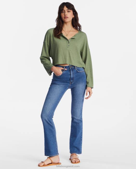 tule jälle hubane lounge top naised luv armee D28T2121 Billabong