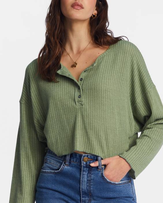 tule jälle hubane lounge top naised luv armee D28T2121 Billabong