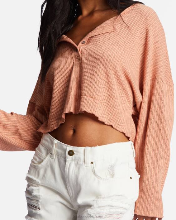 tule jälle hubane lounge top naised pestud telliskivi D28T2141 Billabong