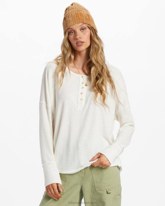 uus iga päev henley top naised soola kristall D28T1954 Billabong