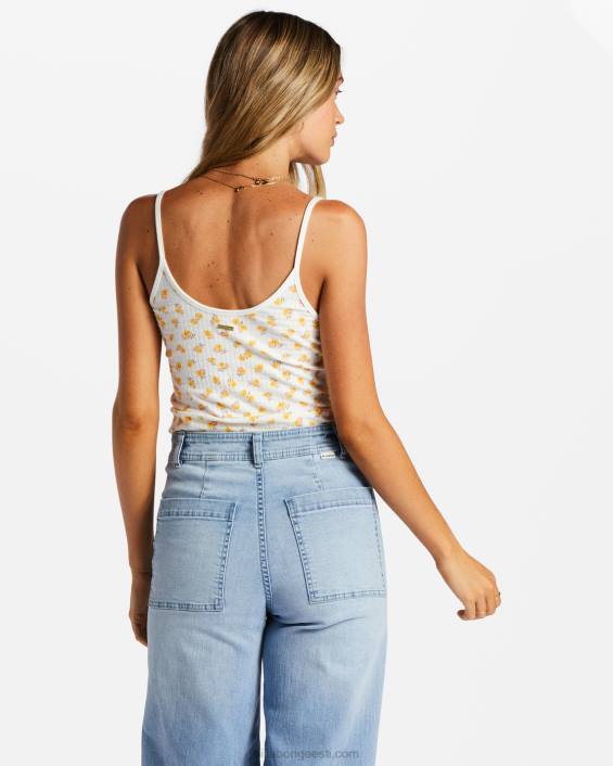 väike õde cami soonik kootud topp naised soola kristall D28T2067 Billabong