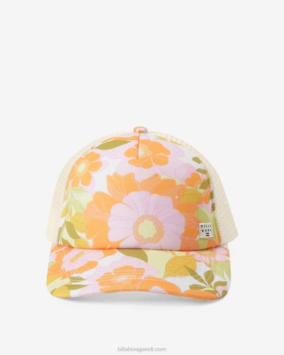 Heritage mashup trucker müts naised apelsinikoor D28T2394 Billabong