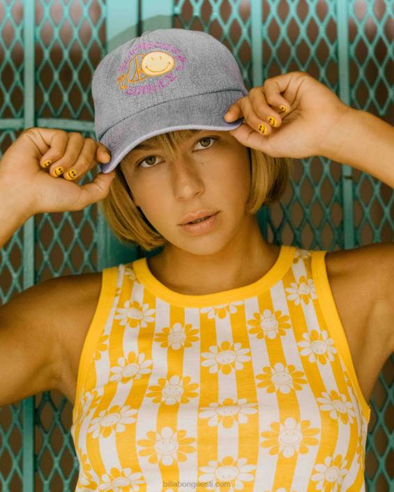 billabong x smiley isa müts naised naerunägu D28T2469