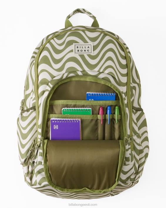 roadie seljakott naised rohelised silmad D28T2436 Billabong