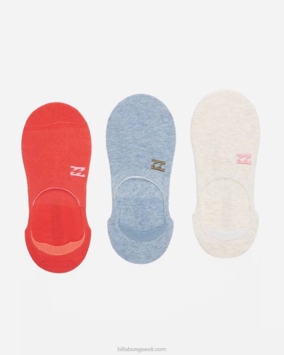 3-pakendis core no show sokid naised elevandiluu kanarbik D28T2415 Billabong