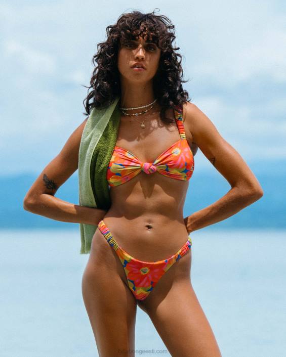 päikesepaisteline rannik ruched bandeau bikiinitops naised mitu D28T1244 Billabong