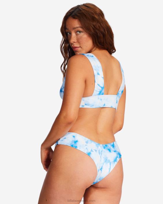pleegitatud sinine suplusbikiinitops naised klassikaline sinine D28T1569 Billabong