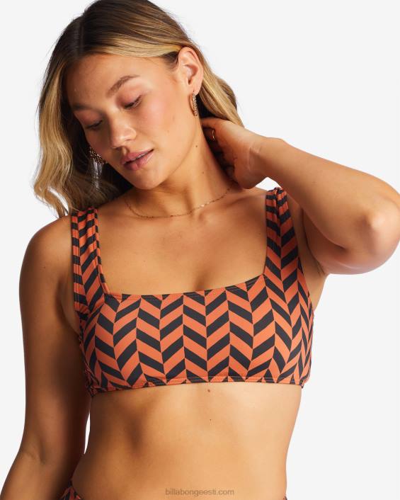 ristsamm kandilise kaelusega paagiga bikiinitop naised telliskivi D28T1479 Billabong