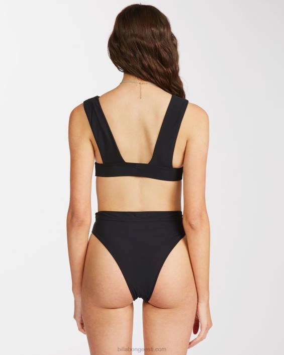 sol searcher sukeldumisv-kaelusega bikiinitop naised must kivike D28T1331 Billabong