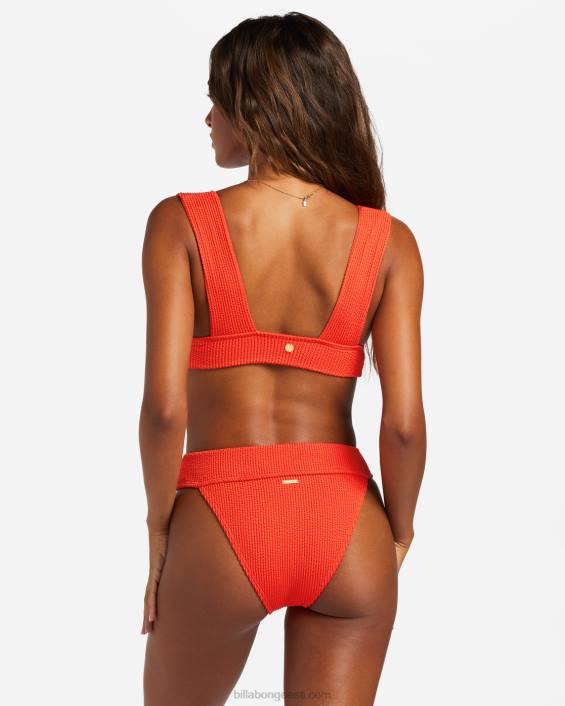 suvine kõrge supelbikiinitops naised punane aloha D28T1254 Billabong