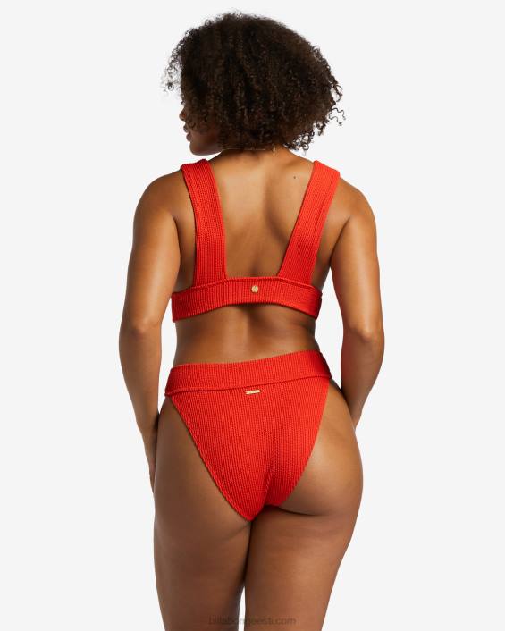 suvine kõrge supelbikiinitops naised punane aloha D28T1254 Billabong