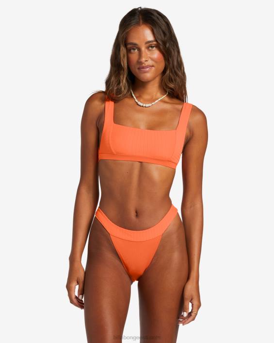 rivistatud ribadega matkabikiinipüksid naised poppin virsik D28T1234 Billabong