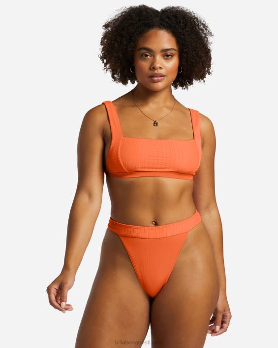 rivistatud ribadega matkabikiinipüksid naised poppin virsik D28T1234 Billabong