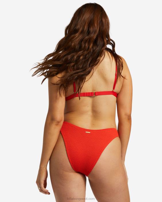 suvised kõrged matkabikiinipüksid naised punane aloha D28T1251 Billabong