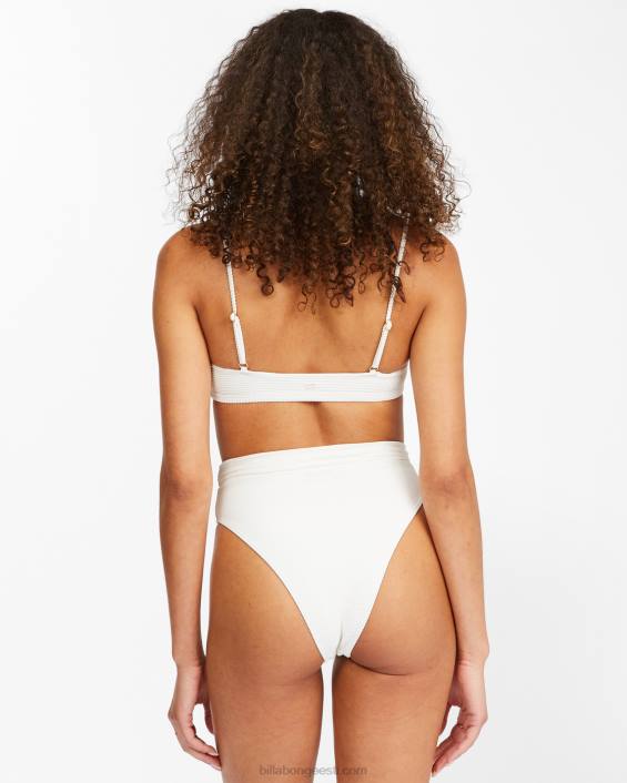 tanlines kerkivad kõrge vöökohaga bikiinipüksid naised valge D28T1654 Billabong