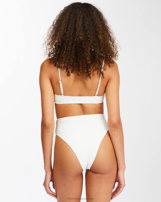 tanlines kerkivad kõrge vöökohaga bikiinipüksid naised valge D28T1654 Billabong