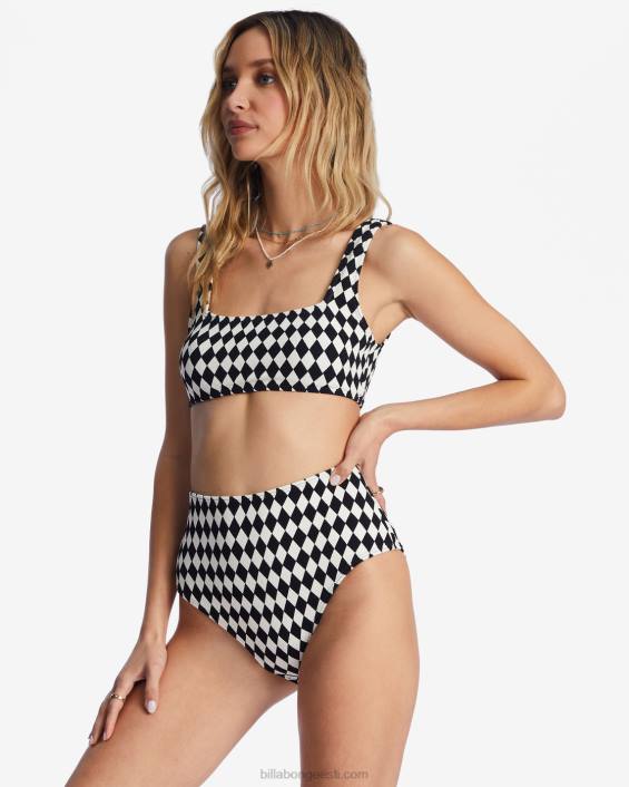 teemant daze kõrged retro bikiinipüksid naised must kivike D28T1465 Billabong