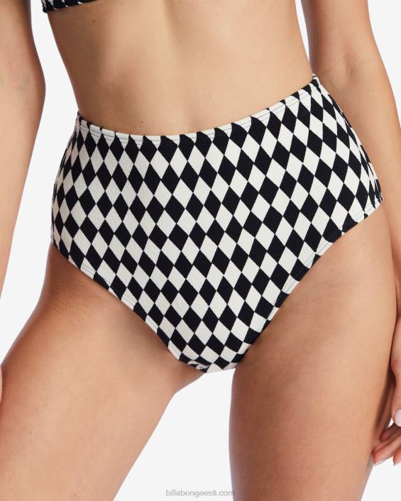 teemant daze kõrged retro bikiinipüksid naised must kivike D28T1465 Billabong