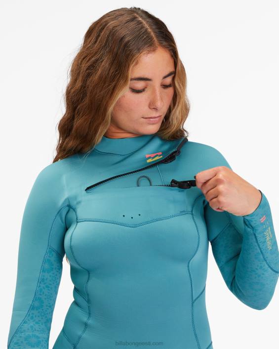 3/2 sünergiaga rinnalukuga täielik veeülikond naised mereline D28T2580 Billabong