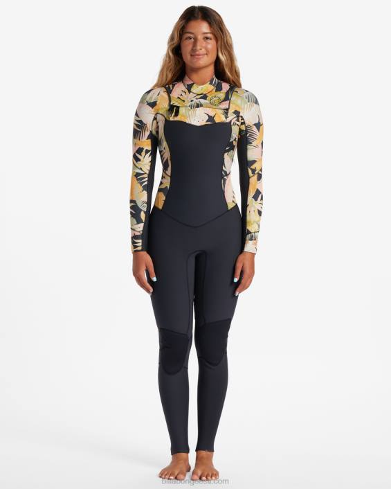 3/2 soolane dayz rinnalukuga täielik veeülikond naised džungliöö D28T2576 Billabong