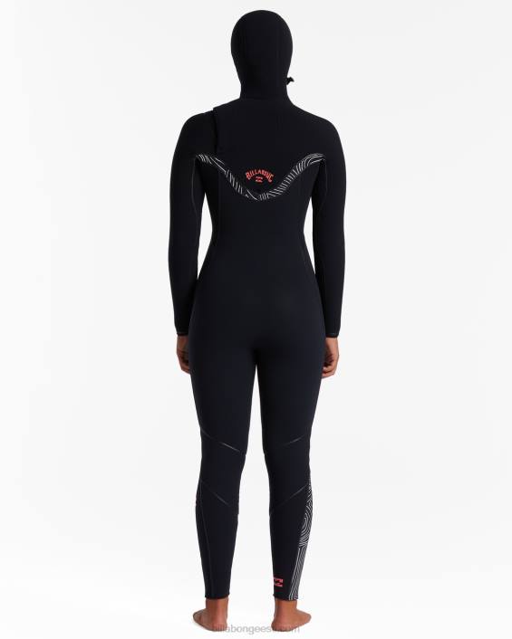 5/4 ahju rinnakorvi lukuga kapuutsiga hüdroülikond naised kesköörajad D28T2569 Billabong