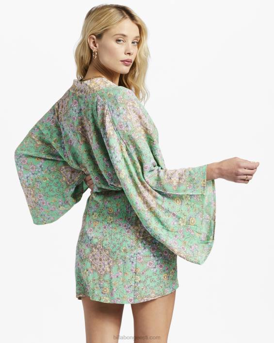 loveland 2 kimono rand varjata naised roheline D28T1346 Billabong