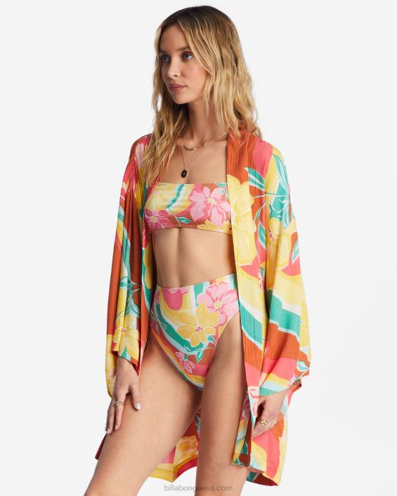 loveland 2 kimono rand varjata naised telliskivi D28T1695 Billabong