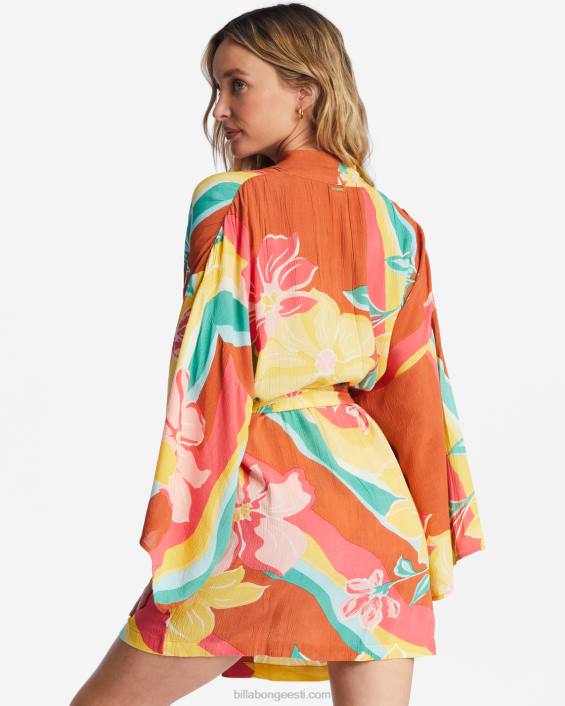 loveland 2 kimono rand varjata naised telliskivi D28T1695 Billabong